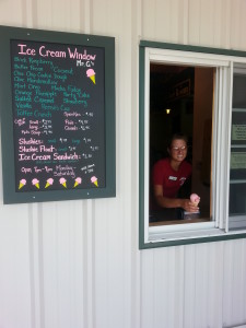 Join us at our ice cream window Mondays - Saturdays, 7-9pm!